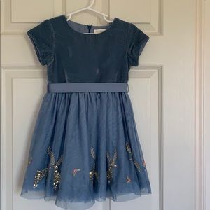 Gorgeous blue holiday dress